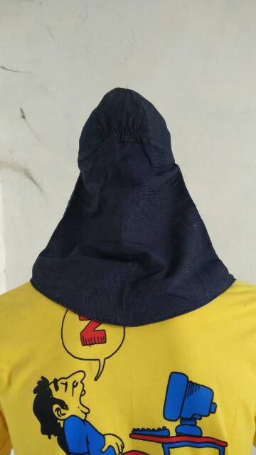 Topi Wellding Topi welding Kerpus bahan jeans ( bisa COD ) bayar ditempat