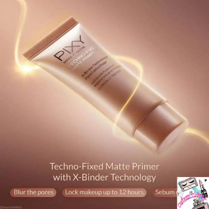 ☃️Cutezz_Ching1☃️ Pixy Make It Glow Techno Fixed Matte Primer 25g