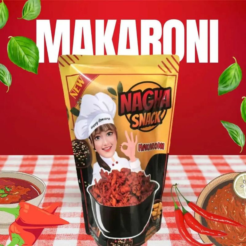 

NAGHA SNACK Makaroni Spiral dan Sepat