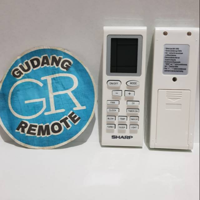 Remote Remot AC Sharp YB1FA ORIGINAL