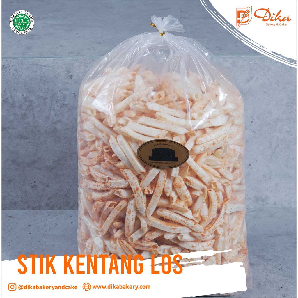 

Stik Kentang Los 1 kg Dika Bakery & Cake