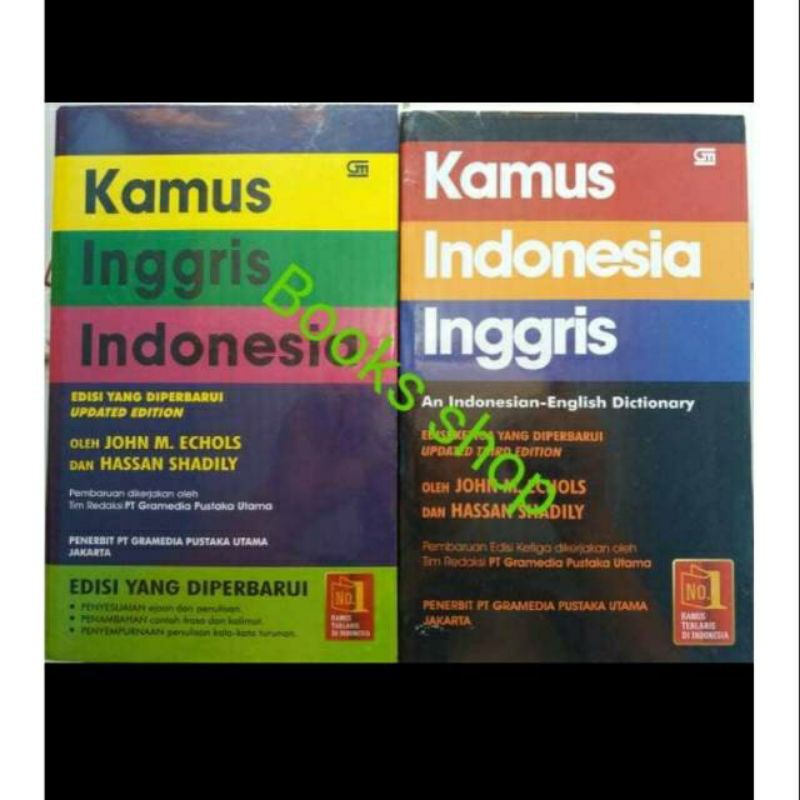 Paket 2 Kamus Inggris Indonesia dan Kamus Indonesia Inggris - John M. ECHOLS-1