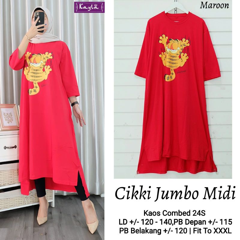 cikki jumbo midi by kayla
