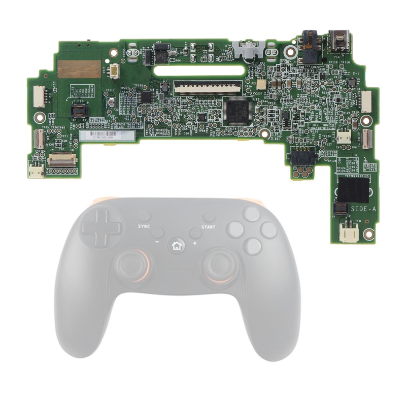 Btsg Untuk WIIUGamePad Controller Repair Parts Green PAD GamePads Handle Motherboard