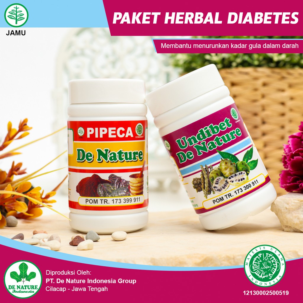 

Obat Undiabet & Pipeca Herbal - Diabetes / Gula Darah / Gula Basah & Kering / Diabetes Melitus