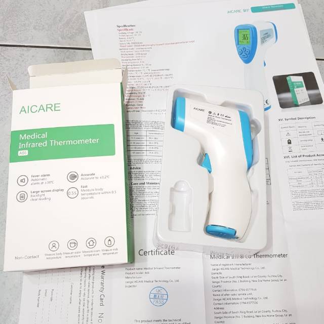 AICARE Infrared Thermometer A66