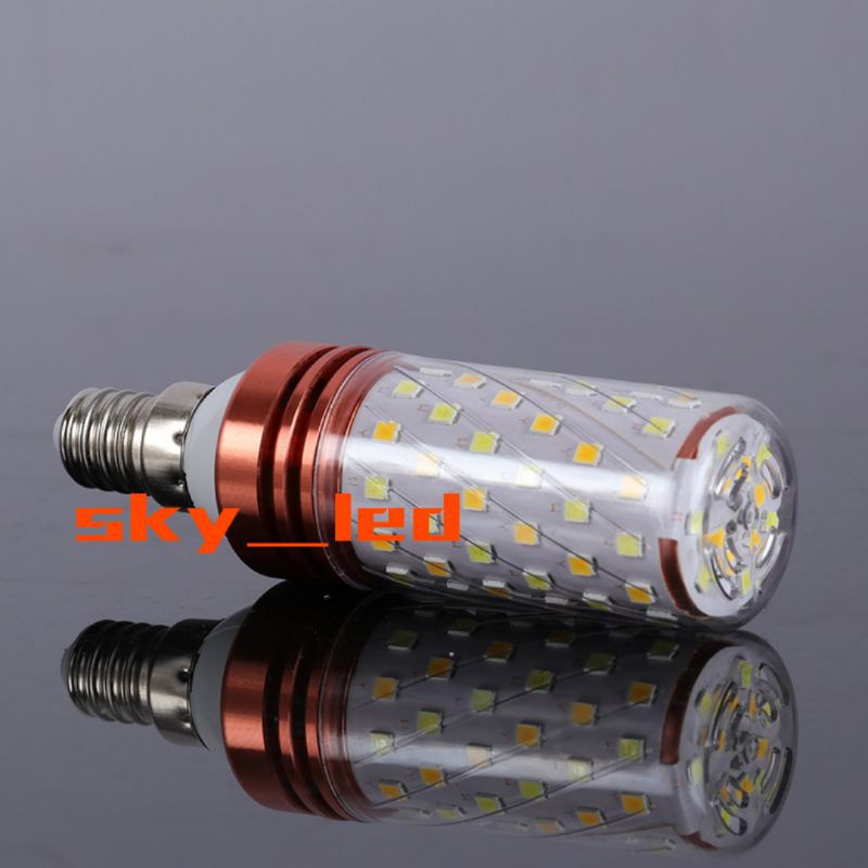 LAMPU LED 3 WARNA CAHAYA /LAMPU CANDEL MODEL JAGUNG / FITTING PUTAR E27 / E14