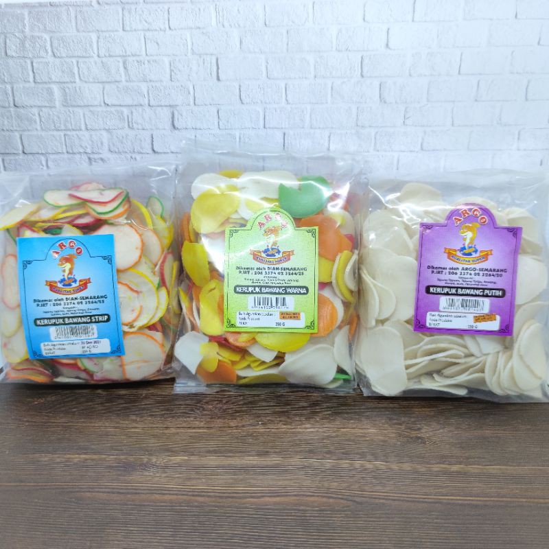 

Kerupuk Bawang Tersanjung Mentah Argo 250gr Keripik Kripik Krupuk Snack Cemilan