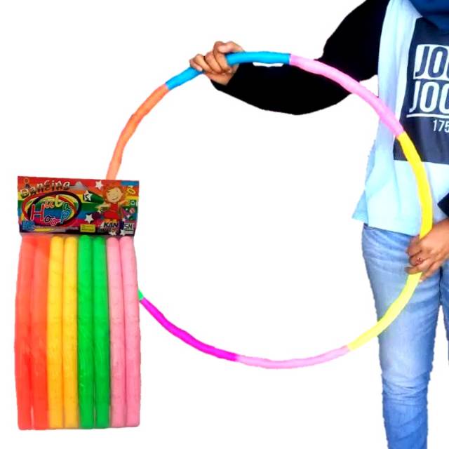 Mainan Olahraga Anak Hulahoop Plastik - Hulahup Hula Hoop Hulahop Warna Warni