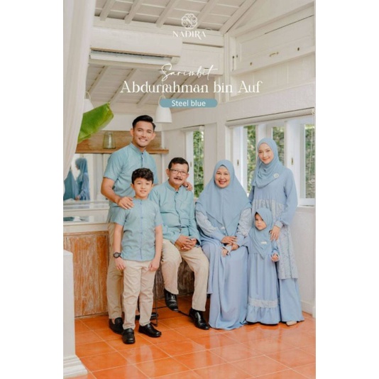 Free gift sarimbit Abdurrahman bin auf Ori/ baju couple/ family set