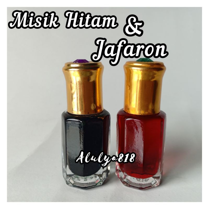 Paket Hemat Minyak Misik Hitam dan Jafaron Merah Super Asli 100% dijamin Import Arab Saudi
