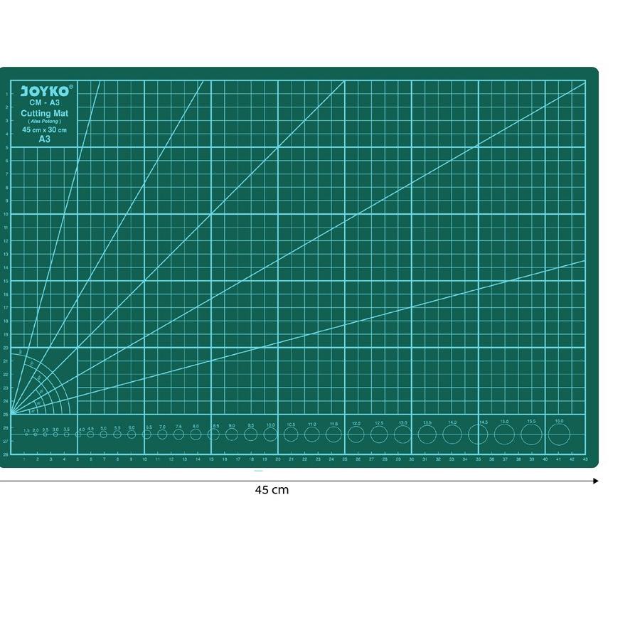 

Model baru - Joyko Cutting Mat Cuting Matt A3 Alas Potong Cutter 45 x 30 x 0,3 cm