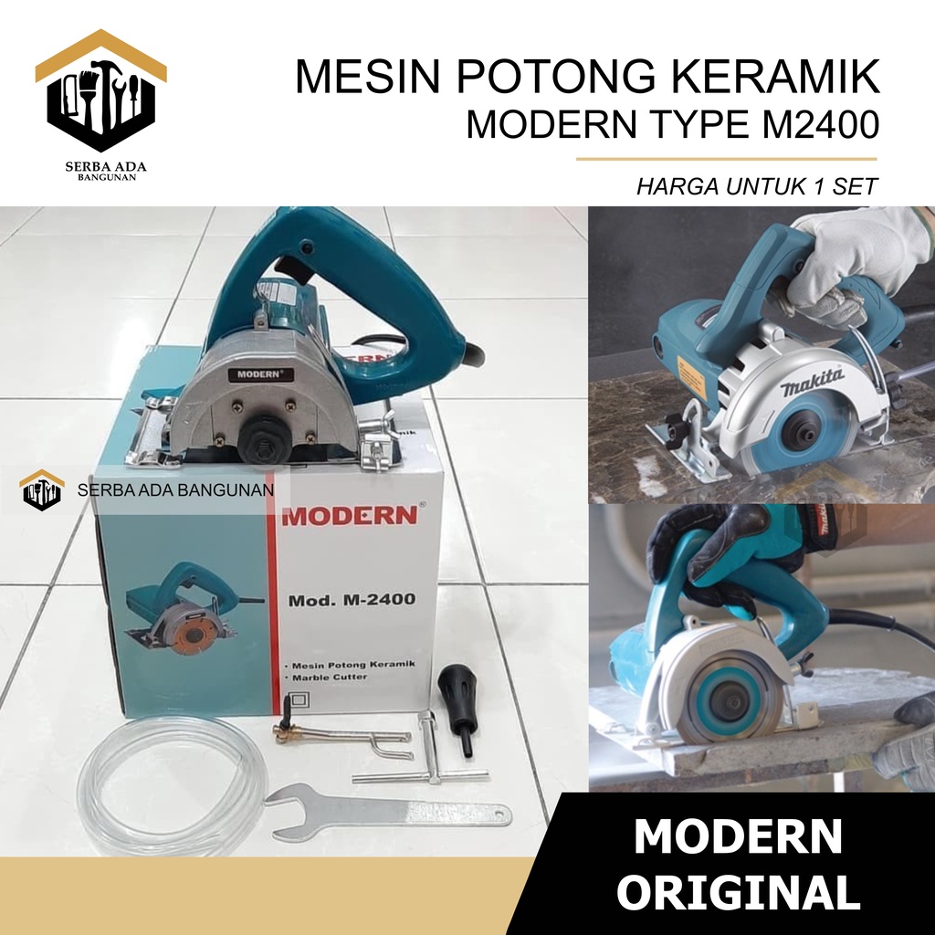 Mesin marble cutter Modern asli M2400/ potong keramik kualitas bagus