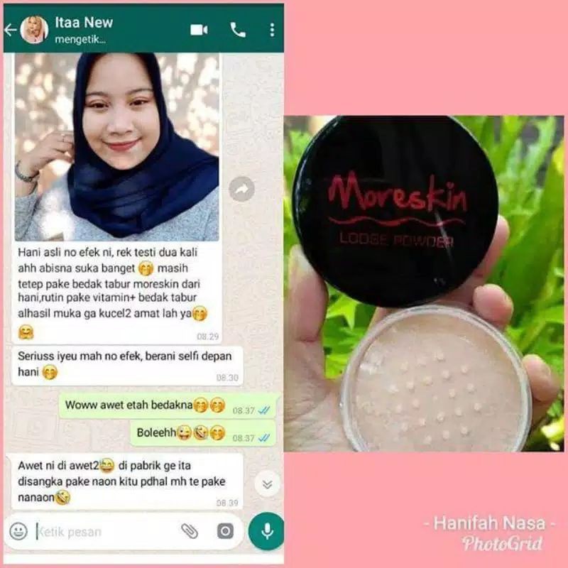 Moreskin Loose Powder 100% Original NASA | Moreskin Bedak Tabur