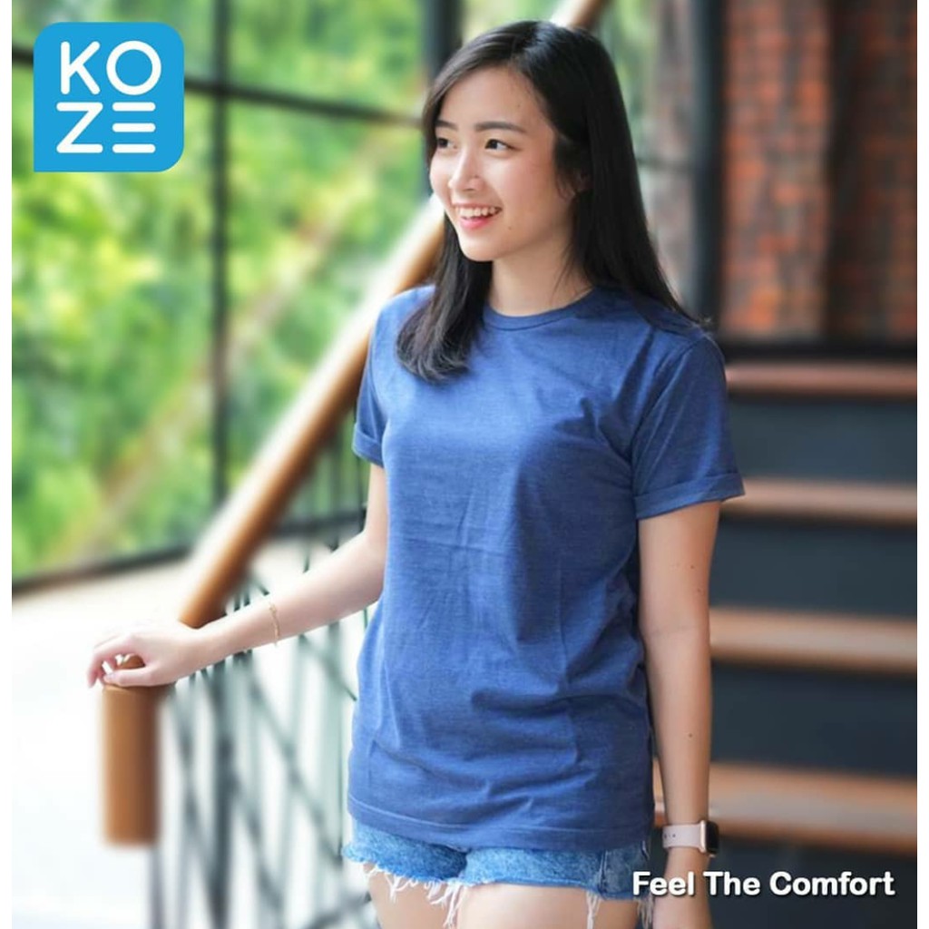Kaos Polos Koze Premium Navy Misty