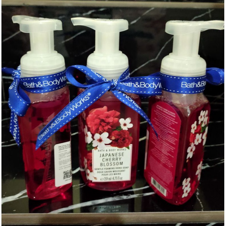 B & BW Japanese Cherry Blossom foaming hand soap 259ml/ORI USA