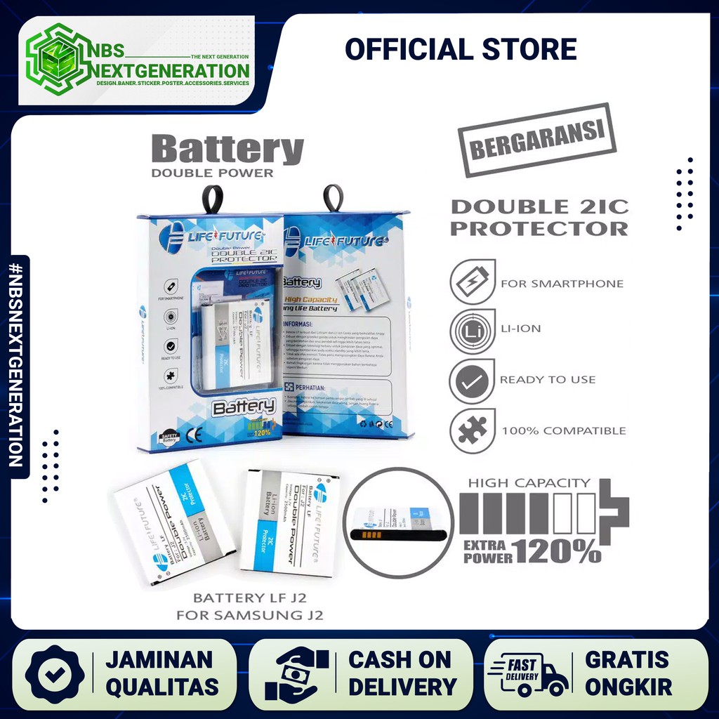 (NBS) Baterai Samsung Galaxy J2 Life Future / Life Future Battery 4.8