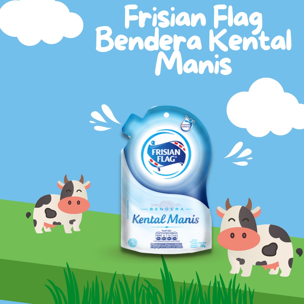 

Susu Kental Manis Frisian Flag 200G Susu Bendera Kental Manis Pouch