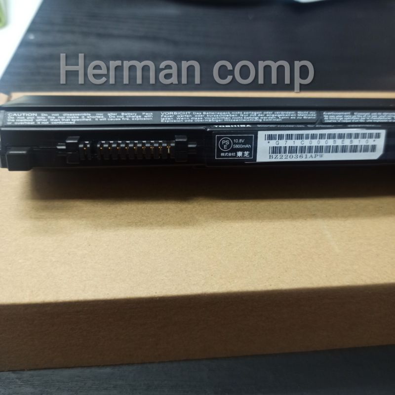 Original Baterai Laptop Toshiba Portege R930 R935 Series