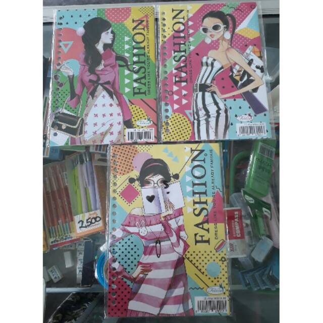 Isi binder A5 felicia edisi Fashion