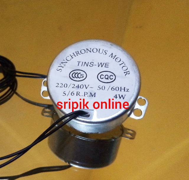 motor synchronous rotary 5/6 rpm 4 watt