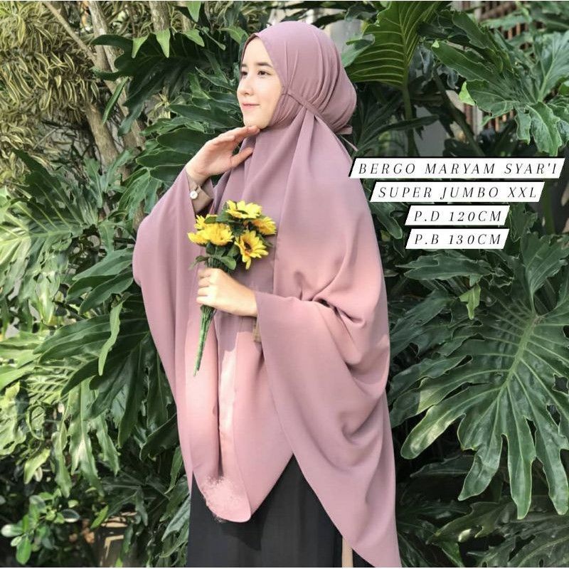 BERGO MARYAM SUPER JUMBO TALI DIAMOND XXXL