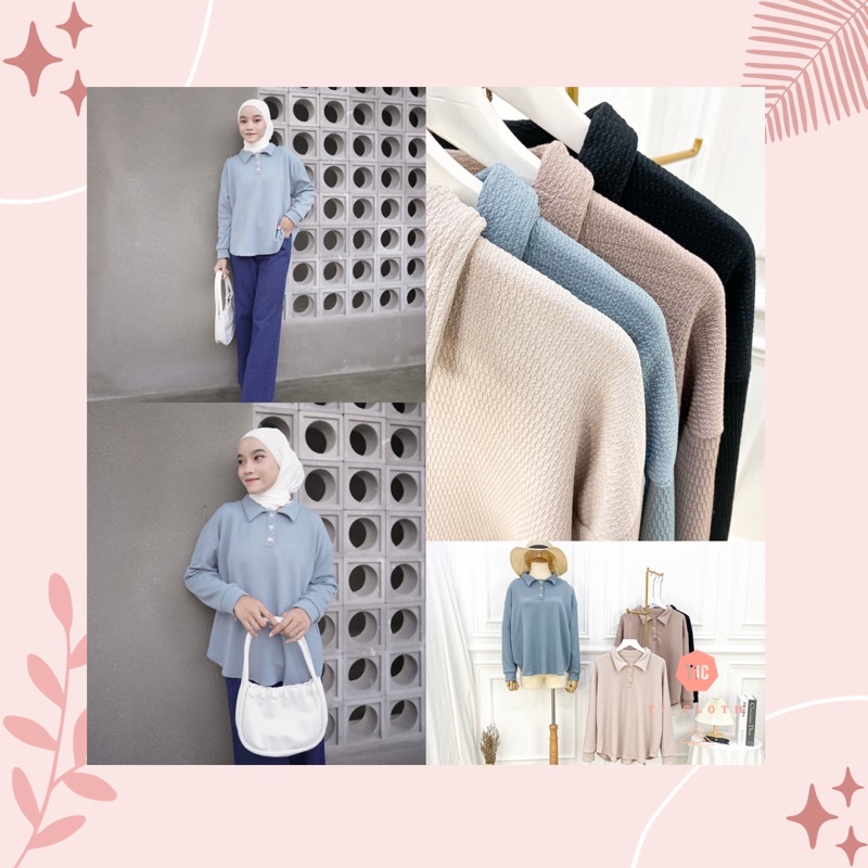 atasan wanita lengan panjang momo longshirt baju muslim  dewasa kekinian termurah polos fashion kera