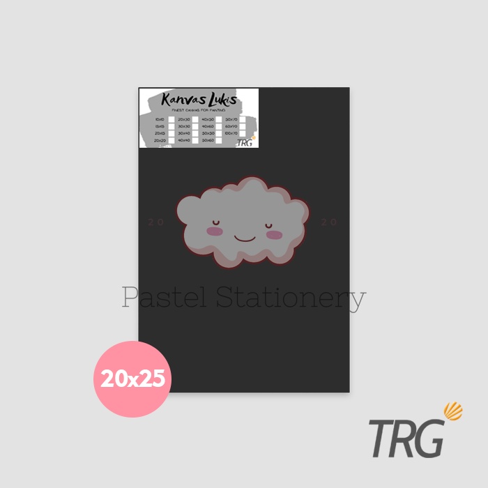 

Kanvas Lukis Hitam 20 x 25 cm TRG - Black Canvas Board 20x25 TRG