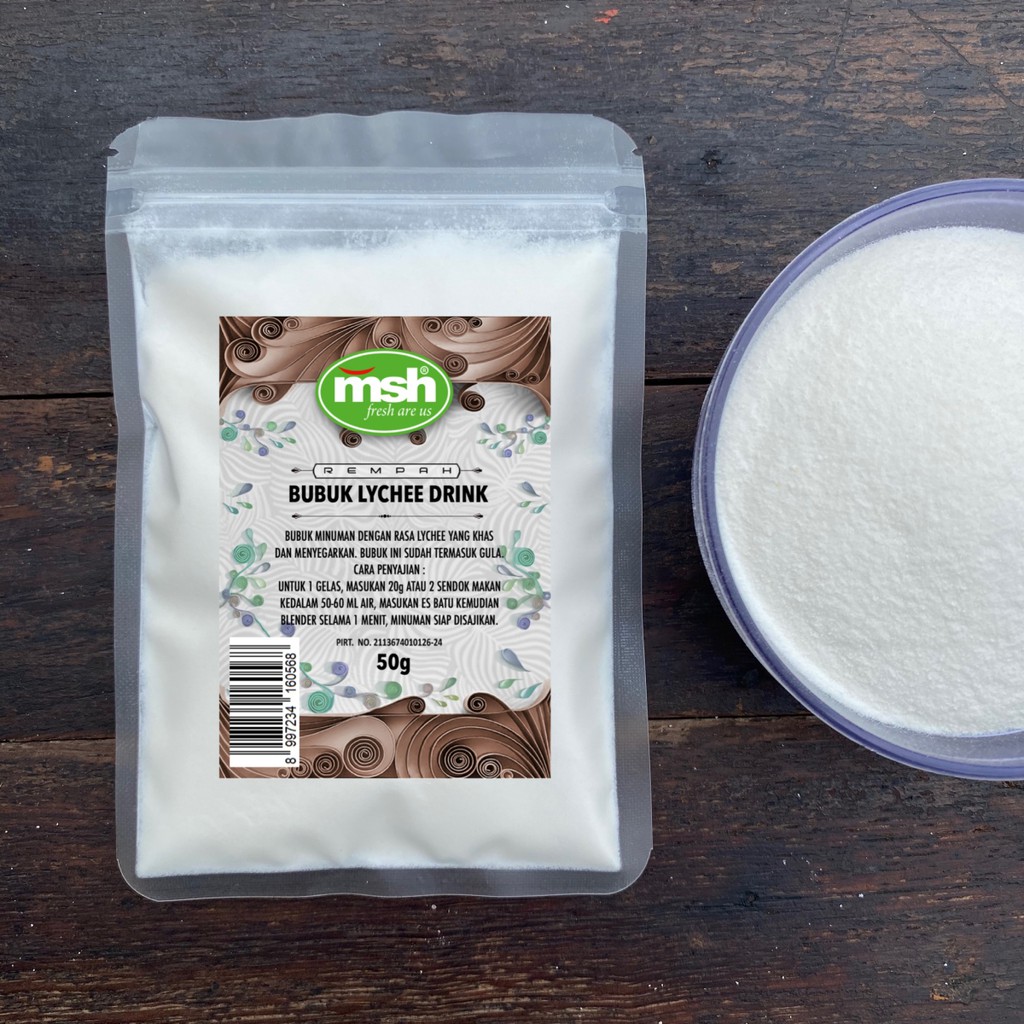 

MSH Bubuk Lychee Drink 50 g
