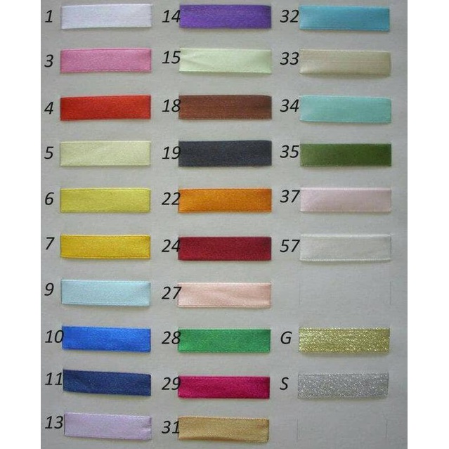 

Best Seller Pita Satin 0.5 Inch / 1.2Cm Spesial 1/2