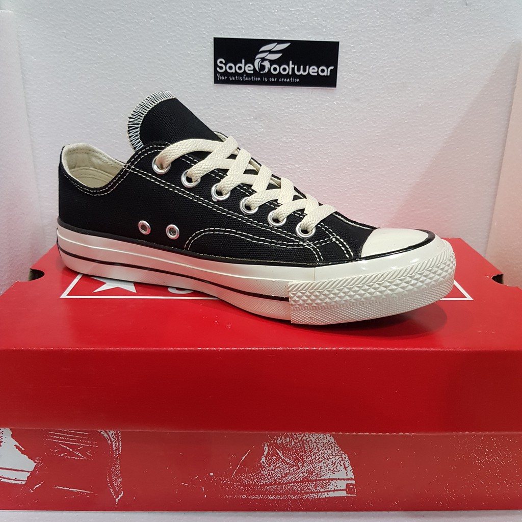 SEPATU CONVERSE 70S BLACK WHITE LOW / SEPATU CONVERSE 70S / SEPATU ALLSTAR 70S MURAH