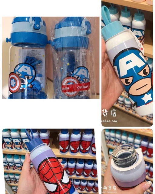 Miniso Botol Minum Tumblr Marvel