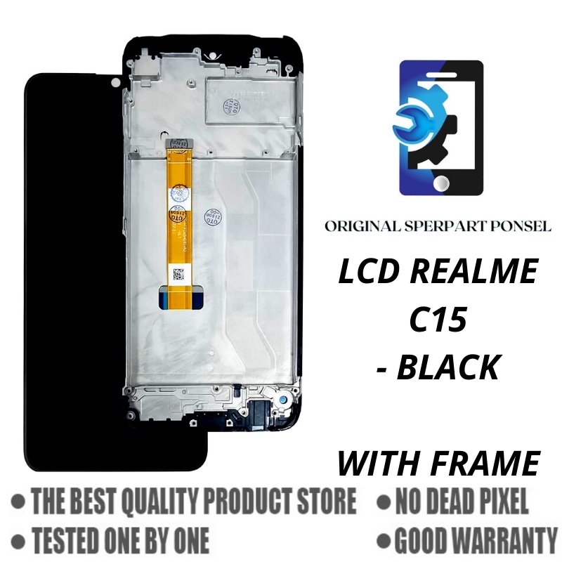 LCD + FRAME REALME C15 KUALITAS ORIGINAL