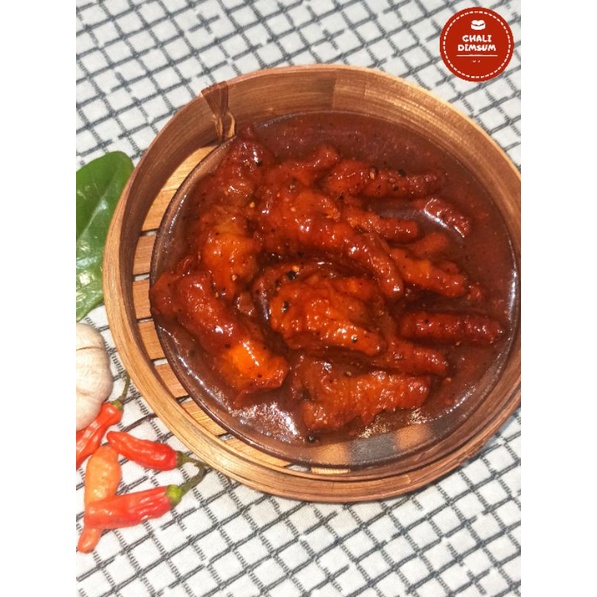 

Kaki Ayam Lada Hitam / ceker 1 porsi (3 ceker) FROZEN FOOD HOMEMADE JAKARTA