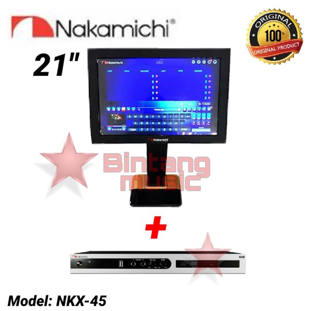 Jual Dvd Player Karaoke Nakamichi Nkx 45 Touchscreen Nakamichi Ntc