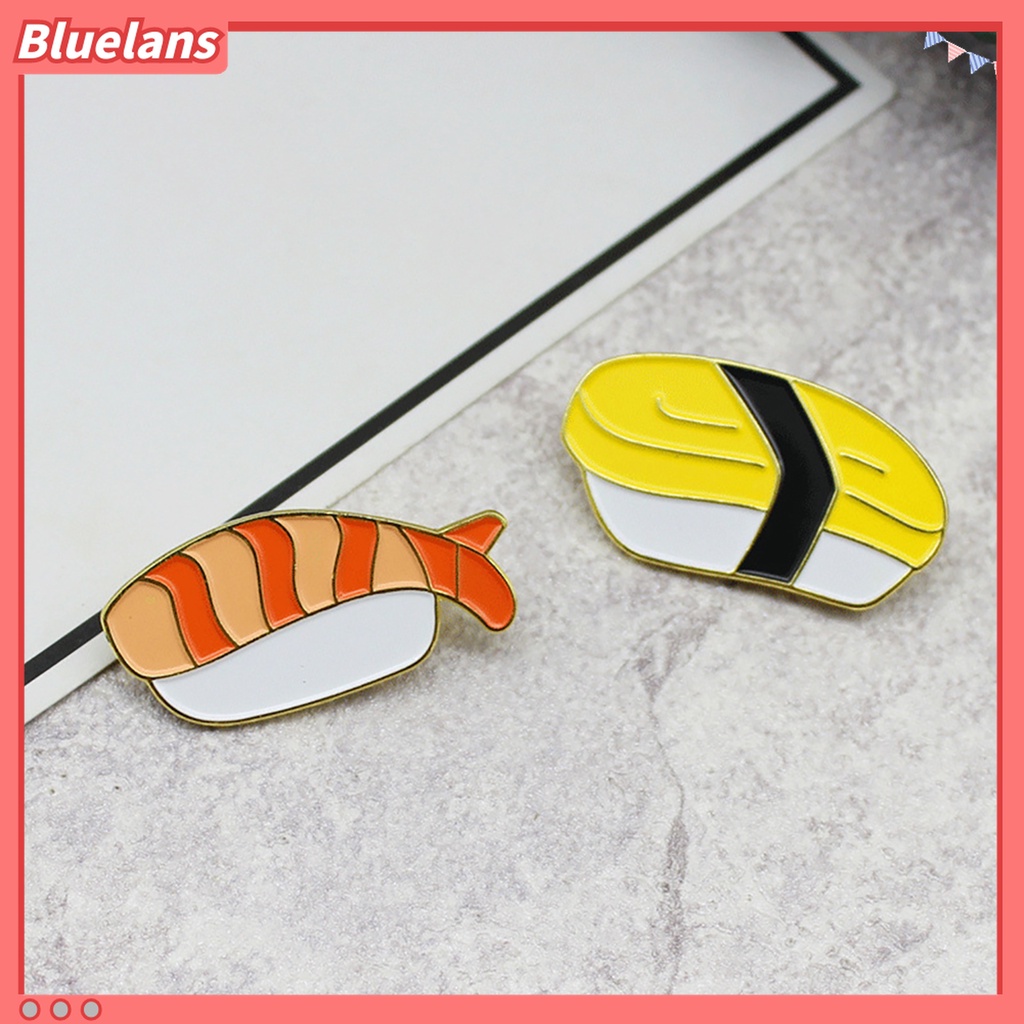 Bros Pin Enamel Bentuk Sushi Makanan Jepang Untuk Dekorasi Topi Jeans