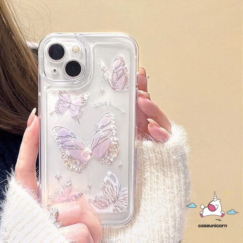 Fantasy Butterfly Case Xiaomi Redmi A1 9A 10 10C 9 9T 9C 10A Redmi Note 11 10 11Pro 10S 11s 9s 9 Pro Max Plus Mi POCO F4 M3 Pro M4 Pro POCO X3 Pro NFC Soft Clear Sarung Pelindung