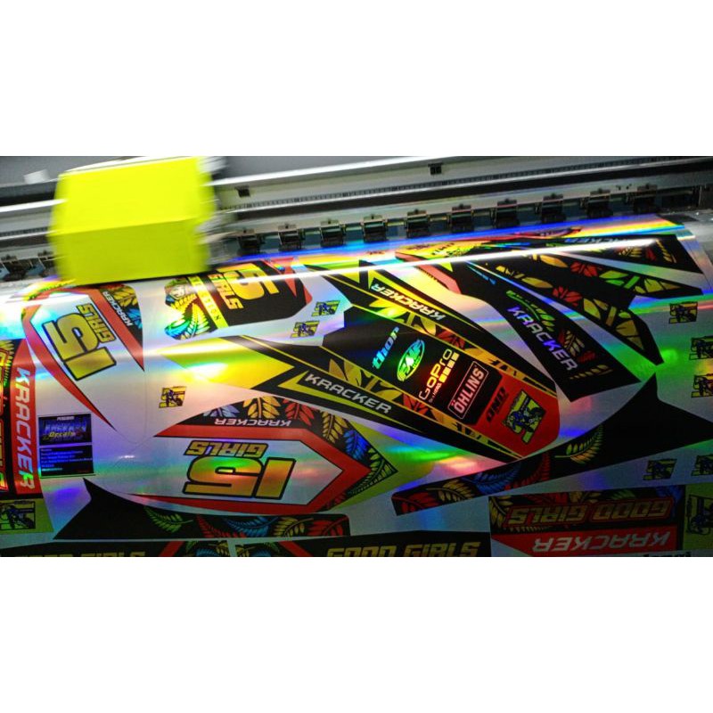 DECAL STIKER KLX FULL HOLOGRAM