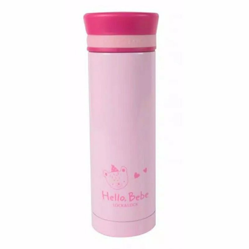 Lock n Lock Hello Bebe Tumbler Termos Anak Pink 300ml &amp; Blue 350ml