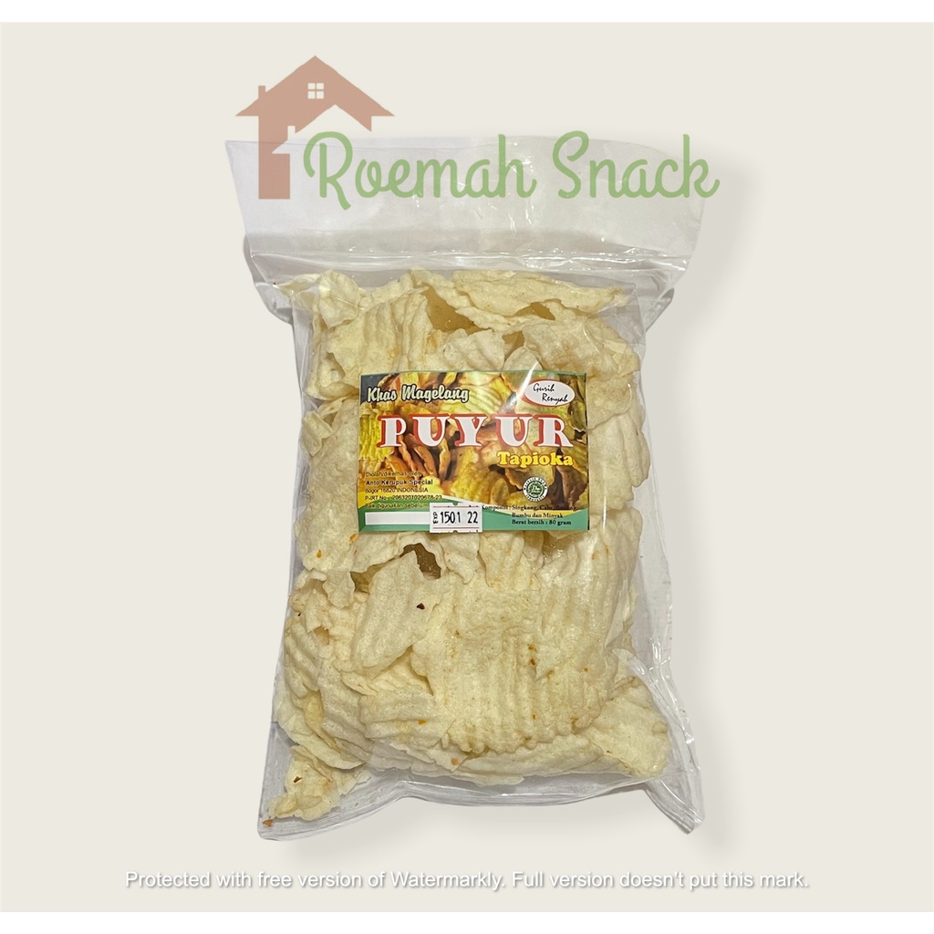 

KERUPUK PUYUR Singkong - Khas Magelang - Roemah Snack