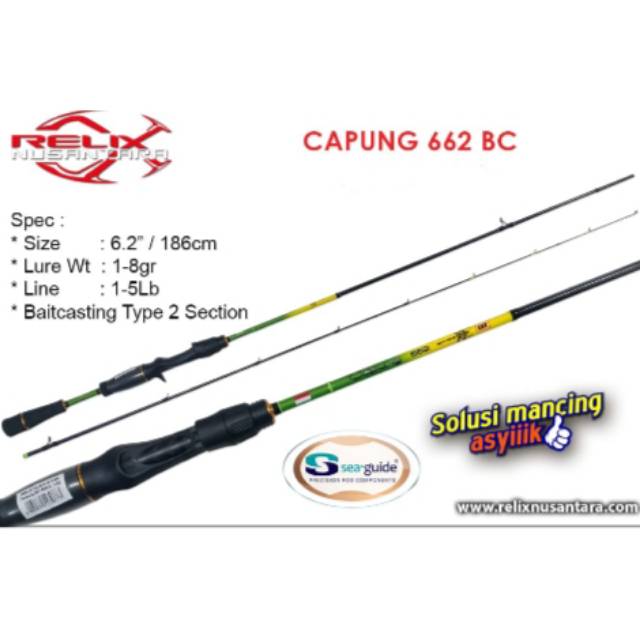 Joran Rod Relix Nusantara Capung 662 BC
