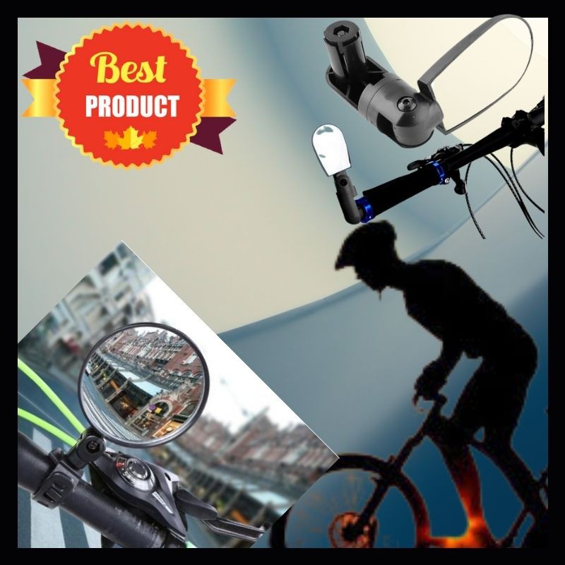 Spion Sepeda Gunung Kaca Spion Sepeda MTB Sepion Sepeda Lipat Sepedah Fixie Bisa Putar 360° Murah