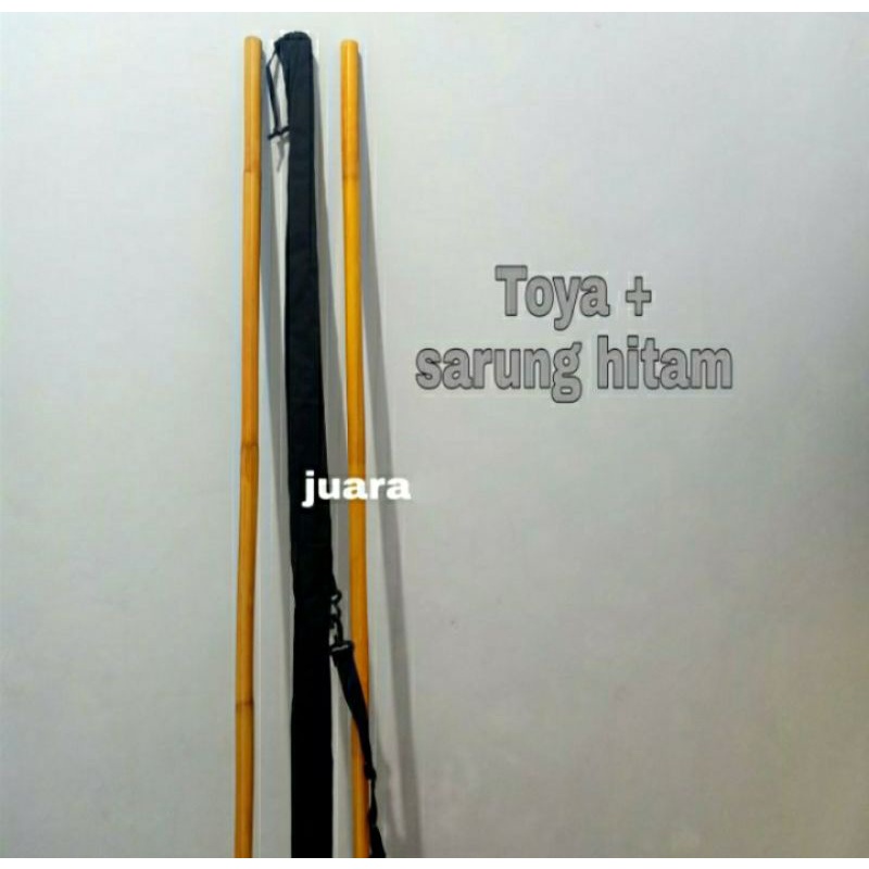 ( COD ) Toya rotan  Tongkat beladiri toya rotan pencak silat Indonesia ,seni beladiri wushu  tongkat