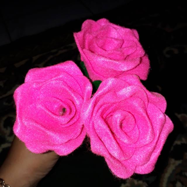 Bunga mawar flanel/buket bunga mawar/mawar tangkai