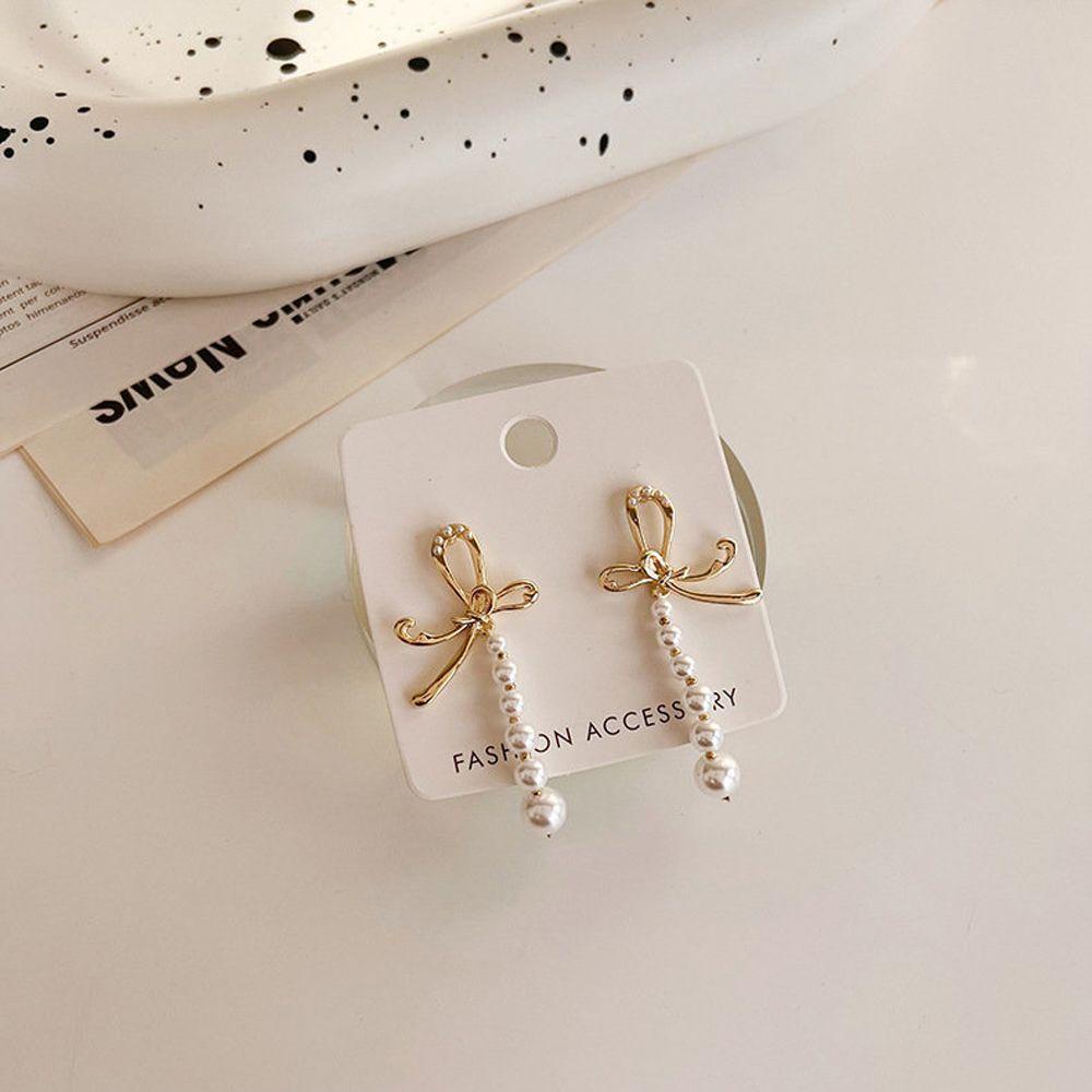 Mxbeauty Anting Wanita Vintage Simple Ikatan Simpul Rumbai Fashion Sweet Ear Drop