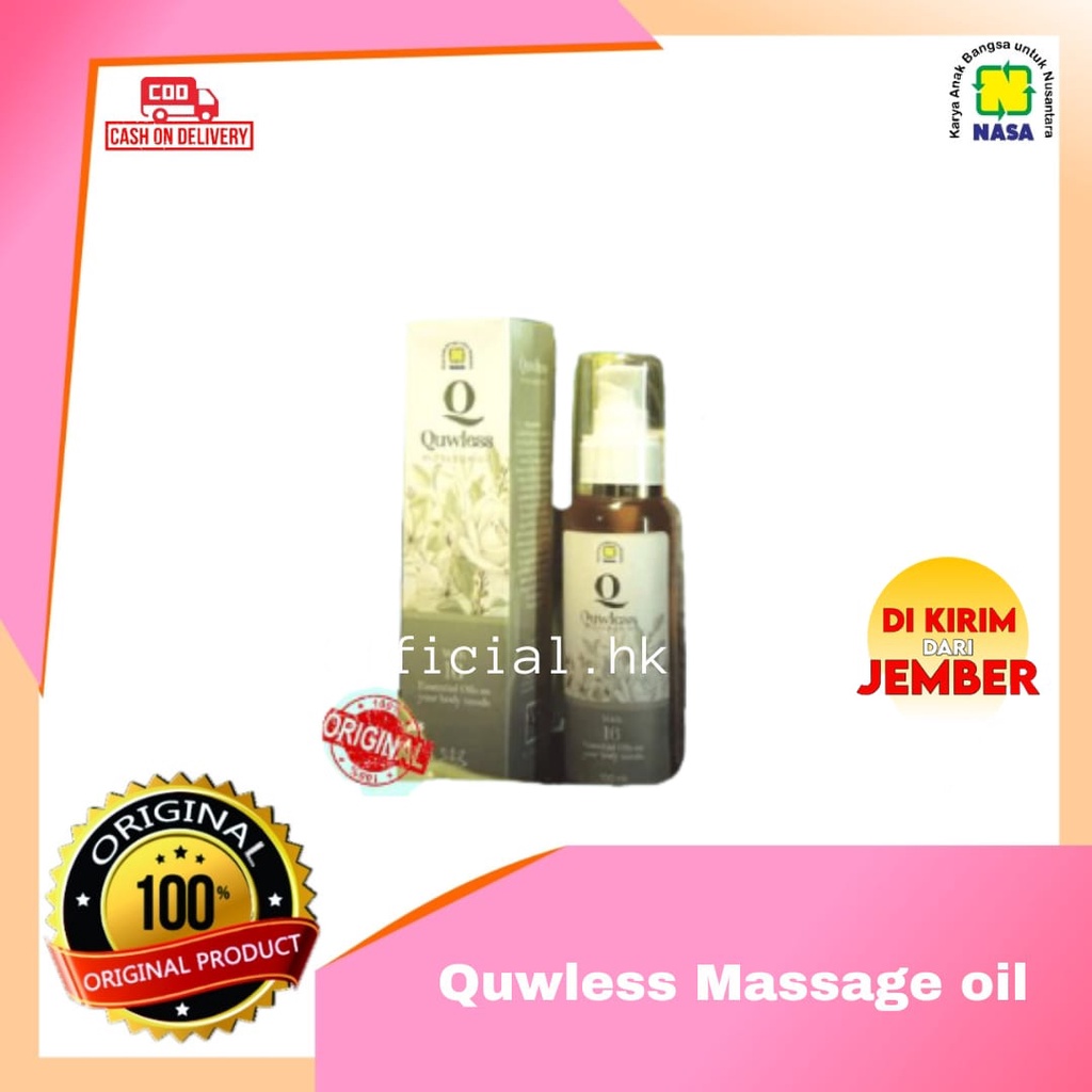 NASA-Qulmigo-Quwless Massage Oil - QULMIGO/QUWLESS MASSAGE OIL NASA ORIGINAL NASA ISI 100 ML