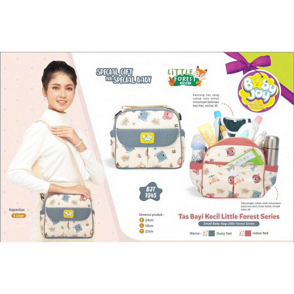 as Bayi Kecil Popok Diaper Bag Baby Joy Little Forest BJT 1045