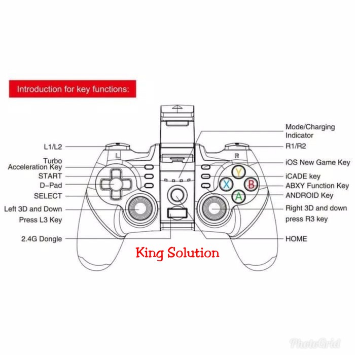 IPEGA PG-9076 Gamepad Wireless Controler IPEGA 9076 Joystick Bluetooth