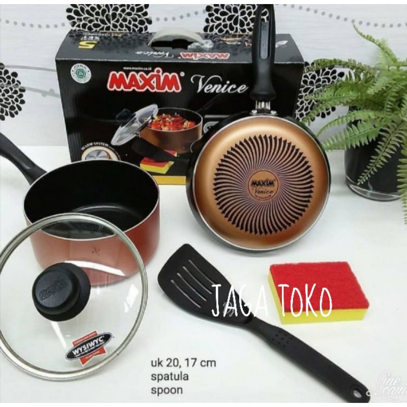 MAXIM VENICE SET / MAXIM WAJAN SET + SPATULA