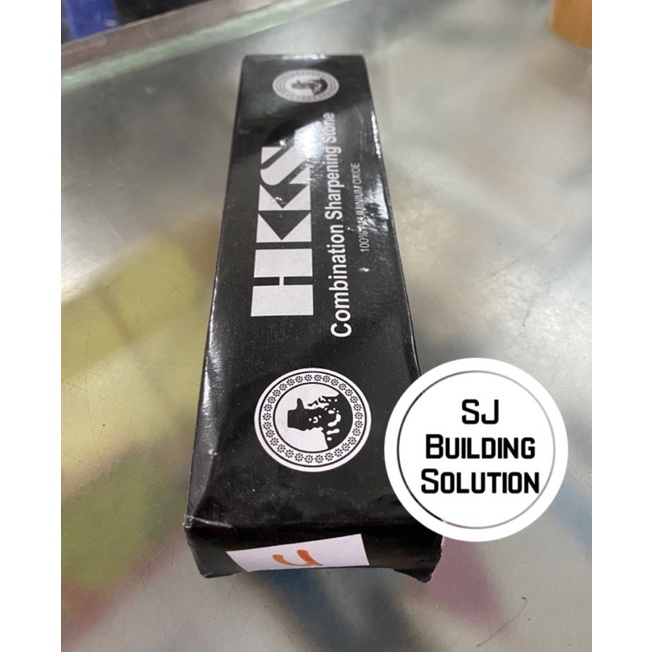 BATU ASAH HKKS COMBINATION SHARPENING STONE HITAM BATU ASAH BAGUS